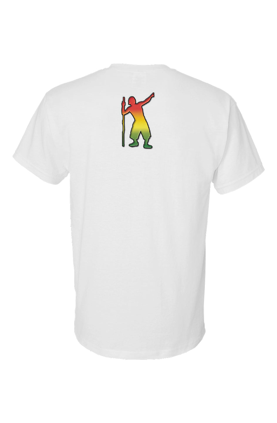 Red Gold & Green Nomadic Refuge dry blend short sleeve t shirt