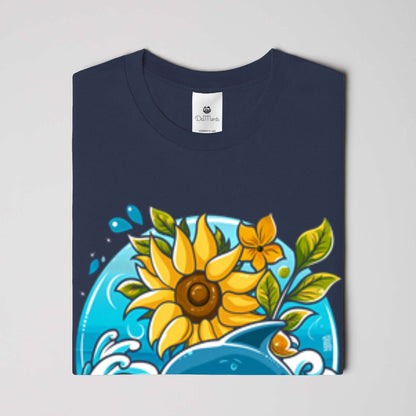 Sunflower Dolphin Studio View - Econscious Unisex