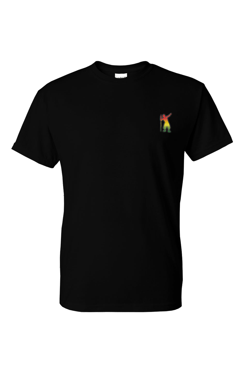 Red Gold & Green Nomadic Refuge dry blend short sleeve t shirt
