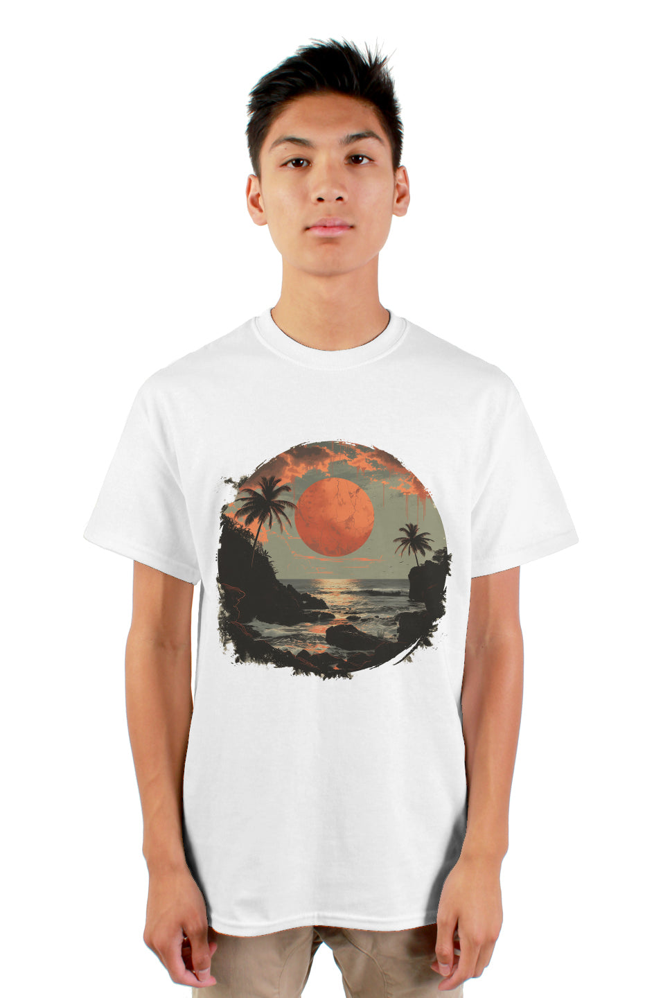 D'MENTZ Martian Moon gildan mens tshirt
