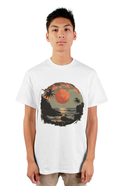 D'MENTZ Martian Moon gildan mens tshirt