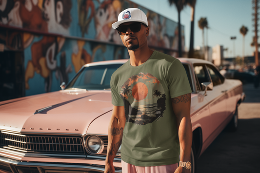 D'MENTZ Martian Moon gildan mens tshirt