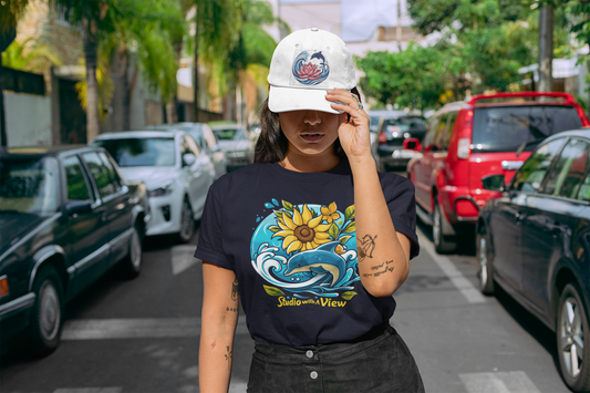 Sunflower Dolphin Studio View - Econscious Unisex